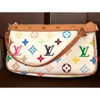 ราคา Lv multicolor pochette แท้ (1495153884)