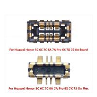 ราคา 2pcs\lot สําหรับ Huawei Honor 5C 6C 7C 6A 7A Pro 6X 7X 7S แบตเตอรี่คลิป Contact Pins ผู้ถือบนเมนบอร์ด Flex Cable (49907763446)
