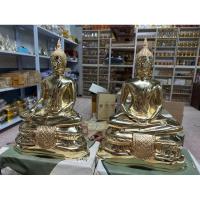ราคา พระปางนั่งสมาธิ พระปางสะดุ้งมาร หน้าตัก 9 นิ้ว ทองเหลืองแท้ (28985363955)