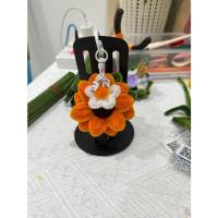 ราคา (Pre-order) พวงกุญแจทานตะวัน ตัวอักษรเดี่ยว งานแฮนด์เมด DIY By FINO STUDIO ทำจากวัสดูลวดกำมะหยี่ ของขวัญพิเศษ (40721316989)