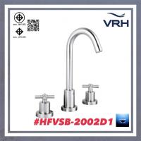 ราคา #VRH#ก๊อกผสมอ่างล้างหน้า พร้อมสะดือป๊อปอัพ รุ่นSMOOTH#HFVSB-2002D1 (43007489954)