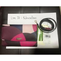 ราคา Kate Spade กระเป๋าสตางค์ใส่โทรศัพท์ได้ สะพายข้างได้ (1533120073)