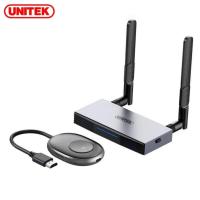 ราคา Unitek V158a Wireless Wireless 50M 1080P@60Hz Screen Projector - Smartphone, Tablet & Computer Compatible (41408848691)