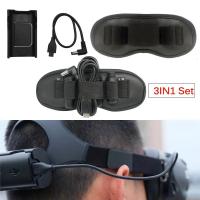 ราคา Headband Battery Case Back Clip Holder Antenna Storage Dustproof Pad Power Supply Cable for for DJI FPV Goggles V2 Acces (29213606419)
