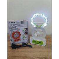ราคา AIKO พัดลม มินิ ชาร์จไฟ พร้อมฟังก์ชั่นโคมไฟ และไฟฉาย รุ่น KN-2903 สีเขียว (15570048776)