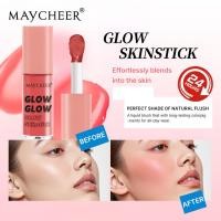 ราคา เวอร์ชันภาษาอังกฤษ MAYCHEER Liquid Blush แสงยาวนานและความมีชีวิตชีวาวางแก้มผสมง่าย (58007259641)