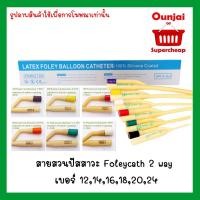 ราคา **ไมระบุชื่อหน้ากล่อง** สายสวนปัสสาวะ Foley 2 Ways เบอร์ 10 12 14 16 18 24 (2296347929)