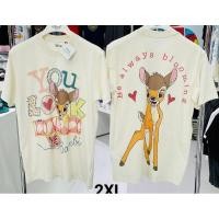ราคา เสื้อDisney ลาย Bambi สีครีม ลิขสิทธิ์แท้ ( TMX-125) (28317972833)