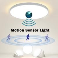 ราคา ไฟเซนเซอร์ LED โคมไฟเพดาน เซ็นเซอร์ตรวจจับการเคลื่อนไหวของไฟกลางคืน Motion Sensor Ceiling Light (17794773985)