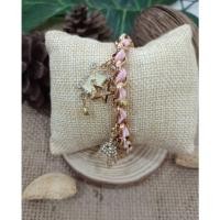 ราคา สร้อยข้อมือ ห้อย ตุ้งติ้ง หอไอเฟล ฝังเพชร ตัวเชือกสีชมพู หวาน ๆ สินค้าลดราคา เคลียร์สต๊อก (25914268131)