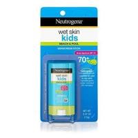 ราคา Neutrogena Wet Skin Kids Water Resistant Sunscreen Stick for Face and Body, SPF 70 (2471152267)