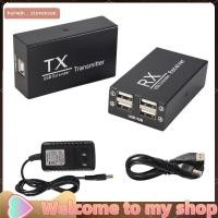 ราคา 120M USB Extender 4 พอร์ต USB1.1 Hub Extender กว่า RJ45 Ethernet USB UTP Extension Transmitter Receiver-US Plug (57207554184)