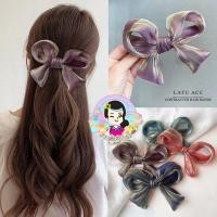 ราคา โบว์ติดผม กิ๊ฟติดผมรูปโบว์ สวยเก๋มีสไตล์ ผ้าใยแก้ว ปรับทรงโบว์ได้ตามใจชอบ #ร้านรุ้งจิปาถะ (11624658168)