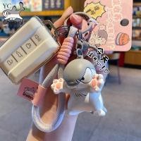 ราคา ผู้หญิงน่ารักการ์ตูนประณีตตุ๊กตาฉีดตุ๊กตาพวงกุญแจกระเป๋าจี้ Keyfob ของแท้เทรนด์ปลาฉลามแมว (57658546142)
