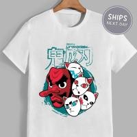 ราคา เสื้อยืดDemon Slayer Urokodaki เสื้อยืดอนิเมะ Slayer เสื้อยืดลายอนิเมะ เสื้อยืดลายอนิเมะ ของขวัญอนิเมะ เสื้อเชิ้ตUnise (43414505618)