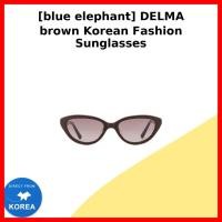 ราคา DELMA แว่นกันแดดสีน้ำตาลสไตล์เกาหลี กรอบทรง Cat-Eye ของแท้ 100% (48458031721)