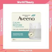 ราคา Aveeno Face Calm and Restore Oat Gel Moisturiser 50ml (15854236886)