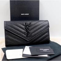 ราคา Ysl long wallet flap แท้ (9581664606)