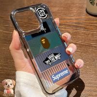 ราคา Bape Ape เคสโทรศัพท ์ เหมาะสําหรับ iphone 14 11 13 12 X XS 15 ProMax xsmax xr 7 8 14 15 plus วันหยุดของขวัญไม ่ มีสีเหลืองกันกระแทกโปร ่ งใสเคสโทรศัพท ์ Supreme 7NFR (25666848764)