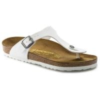 ราคา รองเท้าแตะ Birkenstock Gizeh Birken-Flor สําหรับผู้ชาย รองเท้าแตะผู้หญิงสีขาว (28894553533)