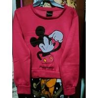 ราคา เสื้อครอปแขนยาวแบรนด์ Playground ลายมิกกี้เมาส์ (29463910397)