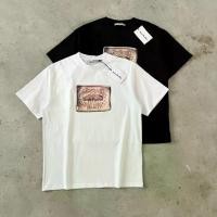 ราคา เสื้อยืดพิมพ์ลายปักโบว์สไตล์ย้อนยุค (56408069125)