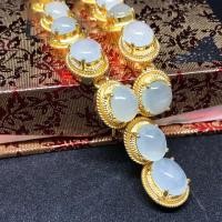 ราคา สร้อยคอหยกแท้ มีใบรับรอง หยกขาว (1573714727)