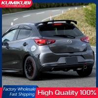ราคา Fit สําหรับ MAZDA 2 2015-2023 Hatchback Tailgate สปอยเลอร์หลังคาดัดแปลงปีก ABS Glossy Black (29893198832)