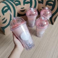 ราคา พร้อมส่งแก้ว Starbucks Bling Blossom Dome Glitter Cold Cup แก้วสตาบัคส์สีชมพูซากุระ (13413758968)