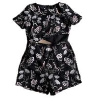 ราคา xs ชุดจั๊มสูทขาสั้น งานป้าย Bellita sz.s จั๊มลูกไม้ปักลายดอกไม้ (13490087446)