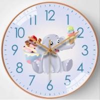 ราคา นาฬิกาแขวน นาฬิกาติดผนัง ทรงกลม ลายน่ารัก ลายการ์ตูน Wall Clock (17142144701)