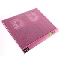 ราคา MagicTech พัดลมรองโน้ตบุค Cooler Pad 'N-3C (2Fan) Pink (153058640)