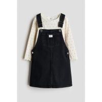 ราคา H&M(เอชแอนด์เอ็ม) ชุดเดรสและท็อป 2 ชิ้น เด็กผู้หญิง 1316625_1 (47354225379)