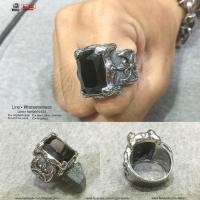 ราคา แหวน ขวานคริสตัลนิลดำ แหวนนิลดำ สแตนเลสแท้ stainless 316l ring แหวนแฟชั่น แหวนผู้ชาย แหวนสแตนเลส originallution (5035120279)
