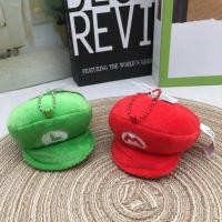 ราคา พวงกุญแจหมวกมาริโอ้ & ลุยจิ 4 นิ้ว ตุ๊กตาหมวก Mario หมวกนุ่มนิ่ม ของสะสมพวงกุญแจตุ๊กตาน่ารัก Hat Plush Keychain (43778795614)
