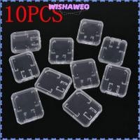 ราคา WISHAWEO 10 ชิ้นผู้ถือการ์ดหน่วยความจํามาตรฐาน SD/TF SDHC การ์ด (56907952127)