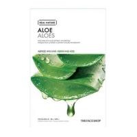 ราคา (ของแท้)​ REAL NATURE ALOE mask sheet มาส์กชีทสูตรว่านหางจระเข้ (4808581157)