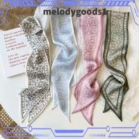 ราคา เมโลดี้กู๊ดส์1 4ชิ้น/เซ็ตผมวง,ริบบิ้นผ้าผ้าไหมซาตินผ้าพันคอ,แฟชั่นยาวพิมพ์เลดี้ผ้าพันคอผู้หญิง (44251511808)