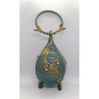 ราคา กระเป๋าไข่นกกระจอกเทศ ลงยาสีพิเศษ ( Enamel ) (15781187799)