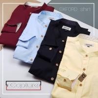 ราคา เสื้อเชิ้ตแขนยาว คอจีน ผ้า Oxford สีเหลือง/ฟ้าอ่อน/แดง/ดำ มีถึงไซส์ 4XL (1552163719)