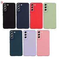 ราคา เคส สำหรับ Samsung Galaxy S22 Plus เคสซิลิโคนนิ่ม กันกล้อง สีพาสเทล TPU หนา (16915601968)