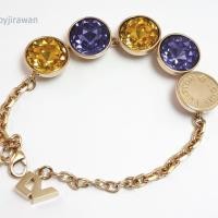 ราคา ของแท้ 100% กำไล Louis Vuitton over the rainbow bracelet, used like new, ขนาด 13-19cm (2831880581)