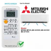ราคา รีโมทคอนโทรลเครื่องปรับอากาศ Mitsubishi MP08B MP07A MS-GH10VC, MS-GH13VC, MS-GF13VC MS-GF10VC (หน้าจอสีขาว) (44001732716)