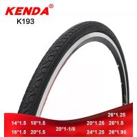 ราคา KENDA K-193 ยางนอกจักรยาน ขนาด 14",16",20",26",700C (สีดำ) (1129601762)