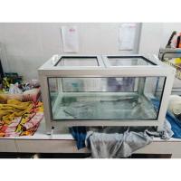 ราคา ขายตู้ผลไม้ความยาว 60*35*35 ซม กระจกหนาอย่างดีไม่เก็บปลายทางต่อราคาได้ทักแชทแสตนเลสอย่างดี มือ2 (26130219428)