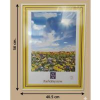 ราคา กรอบรูปสีงาช้าง56x40.5cm. กรอบรูป56x40.5cm.สีงาช้าง กรอบรูปแขวนผนัง แต่งบ้านสไตล์มินิมอล (45206097691)