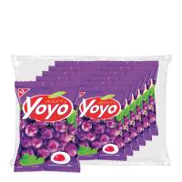 ราคา Yoyo โยโย่ เยลลี่องุ่น ขนาด 20กรัม แพ็คละ12ถุง Jelly (5304625925)
