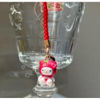 ราคา Hello Kitty Strawberry Phone Strap, Sanrio 2002 พวงกุญแจคิตตี้ สายห้อยมือถือ (19173900084)