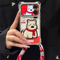 ราคา เคสโทรศัพท์โทรศัพท์ ผ้าพันคอสีแดงเหมาะสําหรับสุนัข ไอโฟน17/16/15 กระเป๋าสะพายข้าง เชือกเส้นเล็ก เคสโทรศัพท์ แอปเปิล 14 โปร่งใส 13 สไตล์อินเทรน 12 (50007385098)