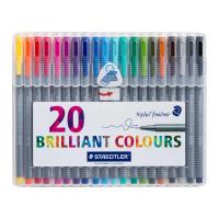 ราคา Staedtler Triplus Fineliner 0.3mm (ชุด 20 สี) (50650313383)
